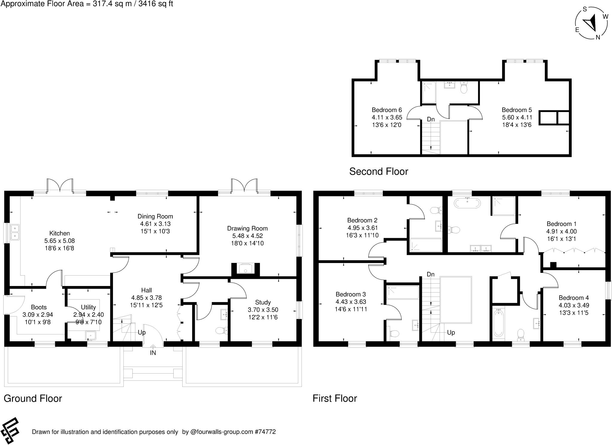 Templeton Road, Kintbury, Hungerford, Berkshire, RG17 floorplan