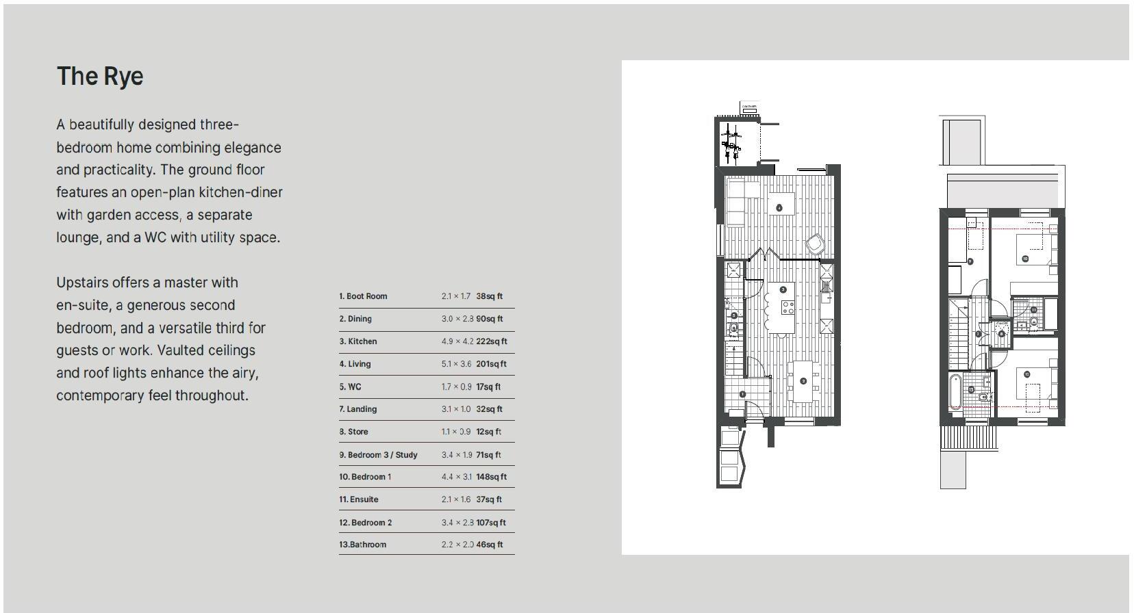 Plot 13 The Rye, Chelford Road, Henbury floorplan