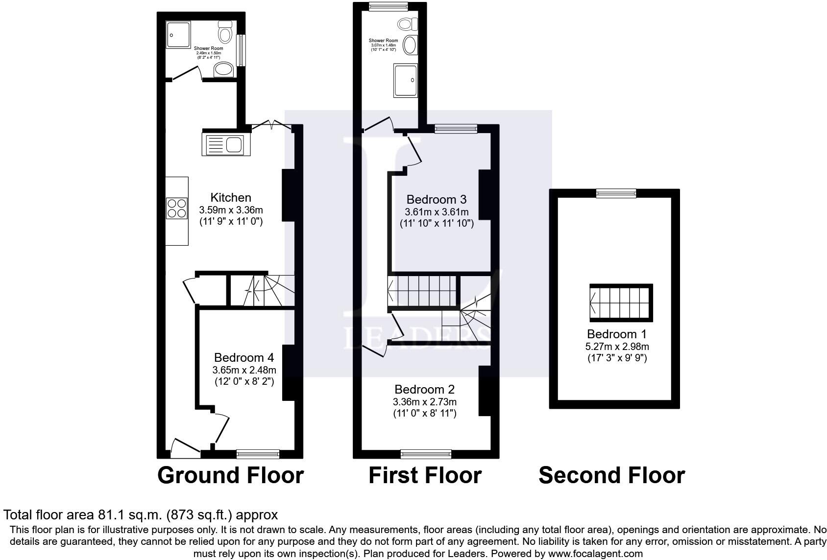 Oxford Street, LE67 floorplan