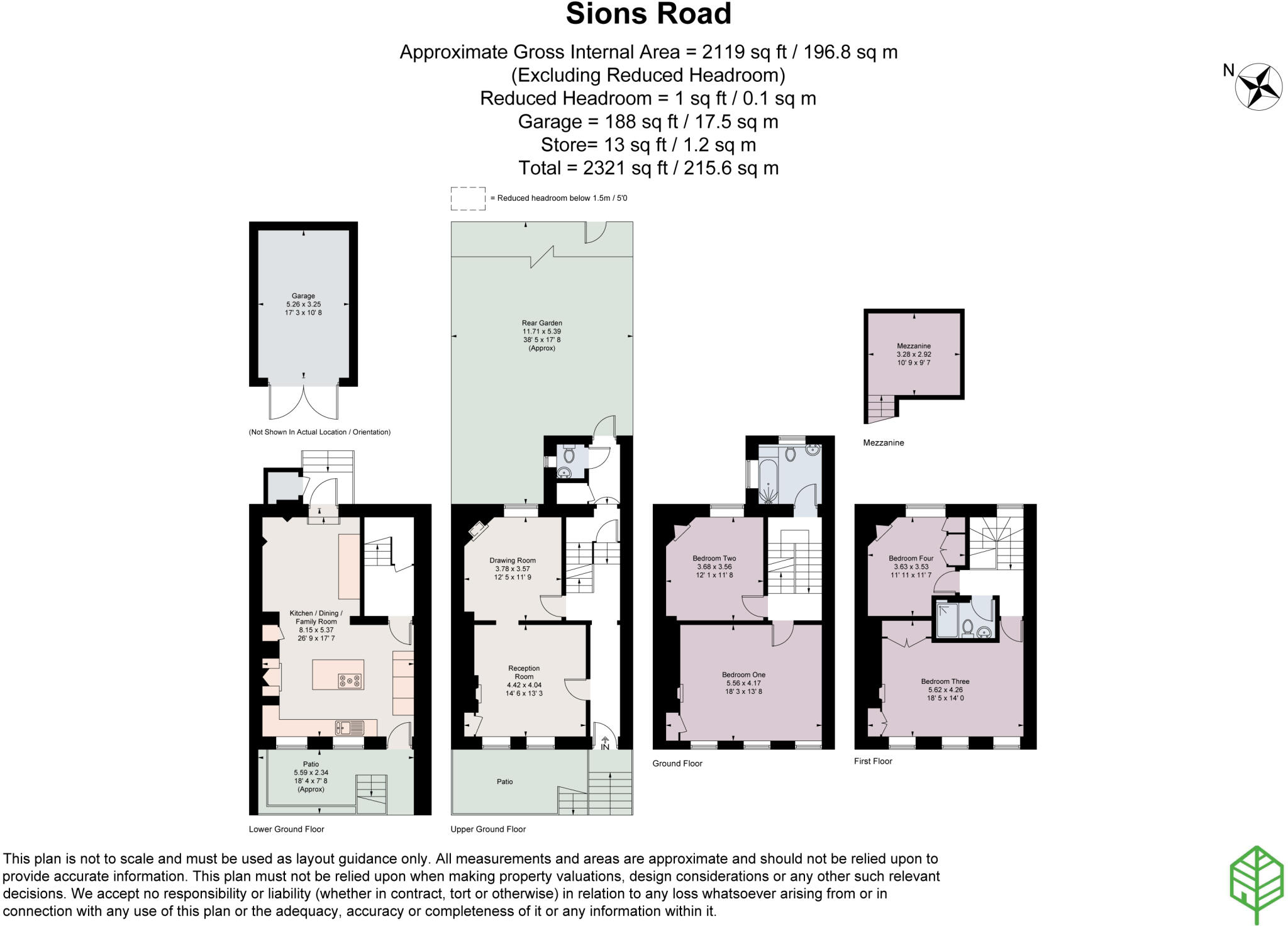 Sion Road, Twickenham, TW1 floorplan