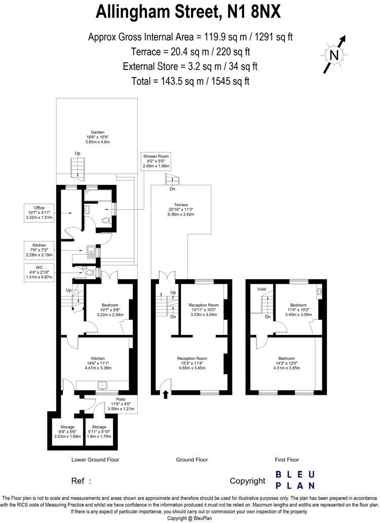 Allingham Street, London floorplan