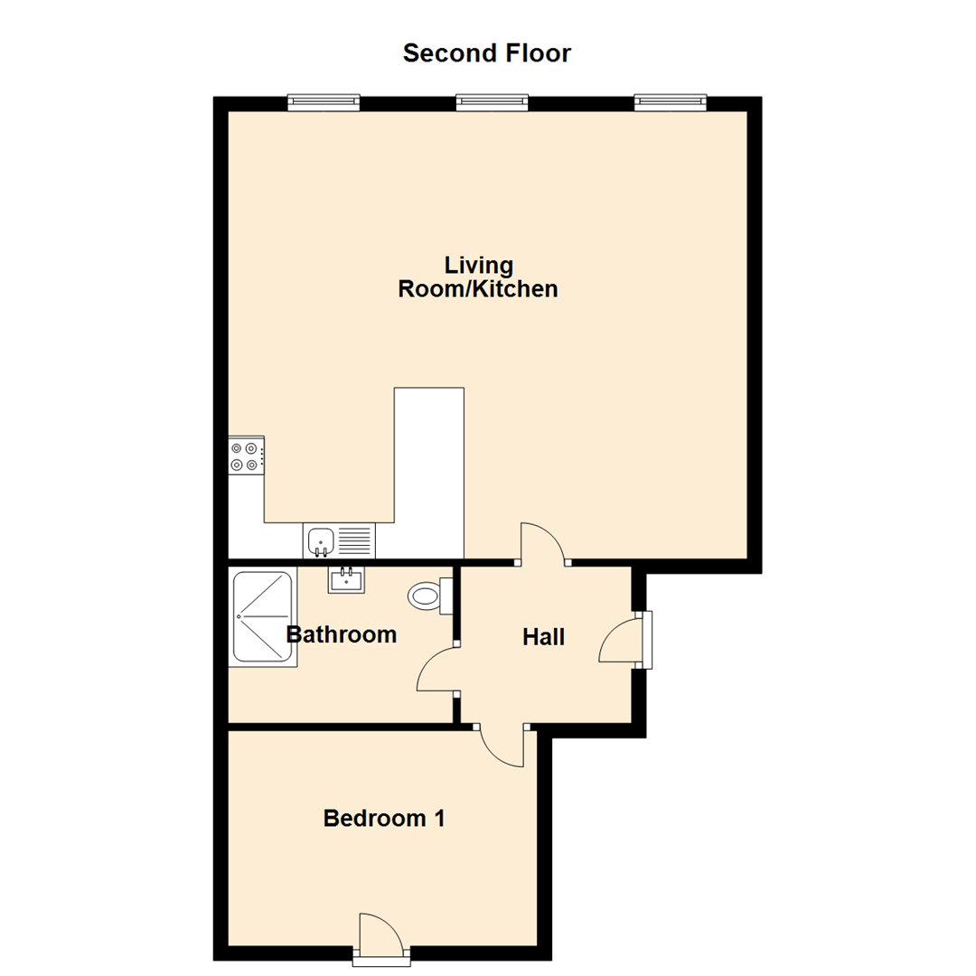Collingwood Mansions, North Shields floorplan