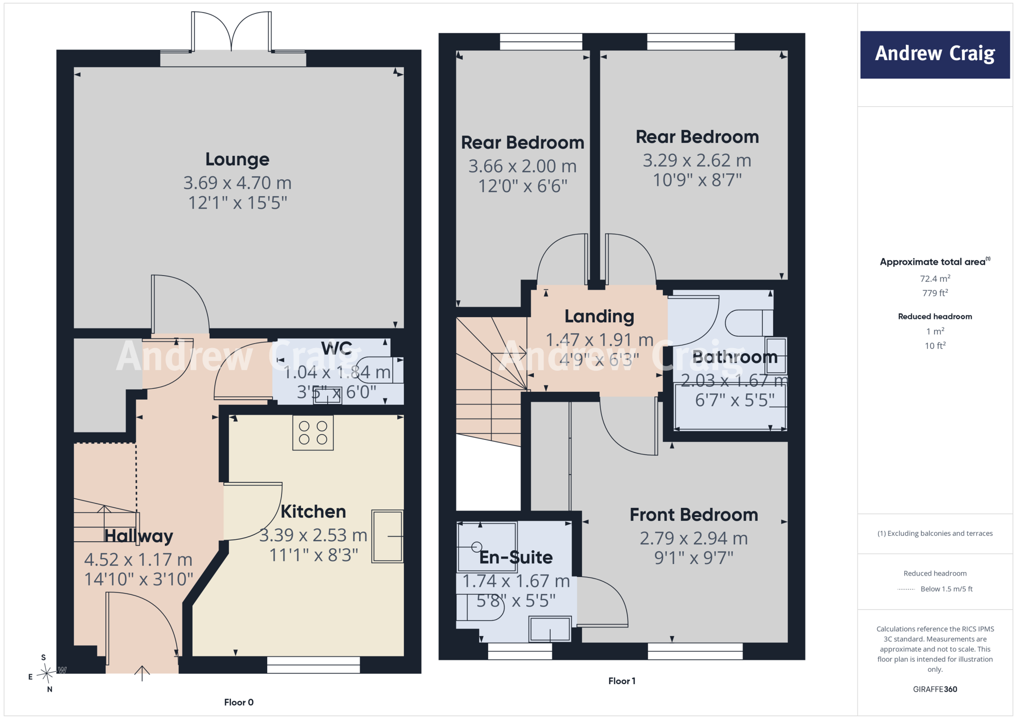 Holmes Drive, Hebburn floorplan