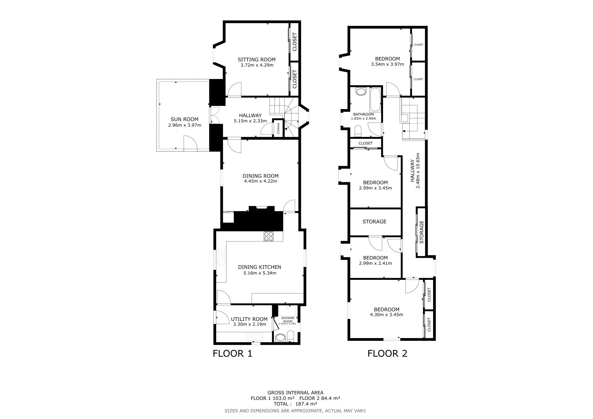 140 East Langwell, Rogart, Sutherland, IV28 floorplan