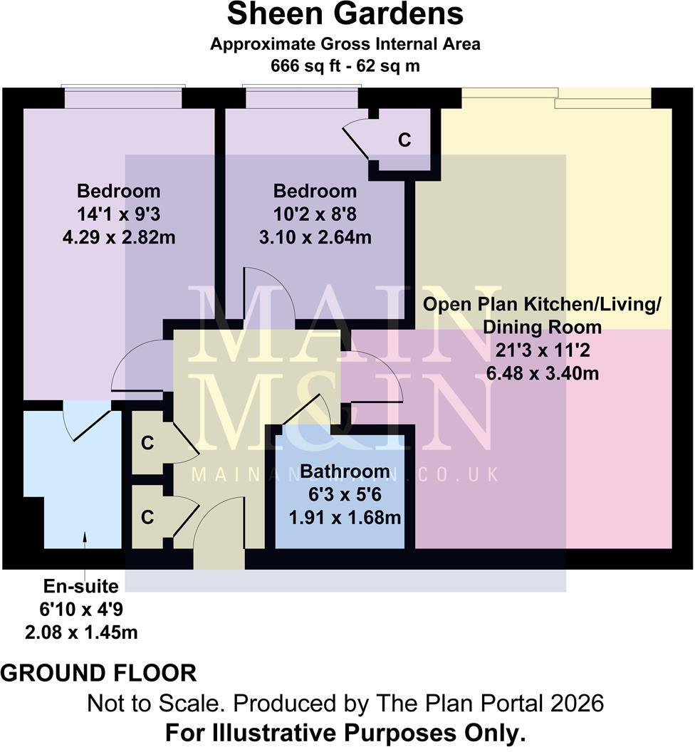 Sheen Gardens, Moss Nook floorplan
