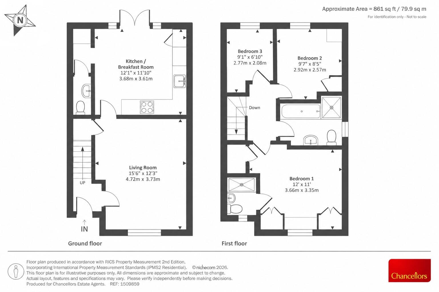 Carnoustie Road, Basingstoke, Hampshire floorplan