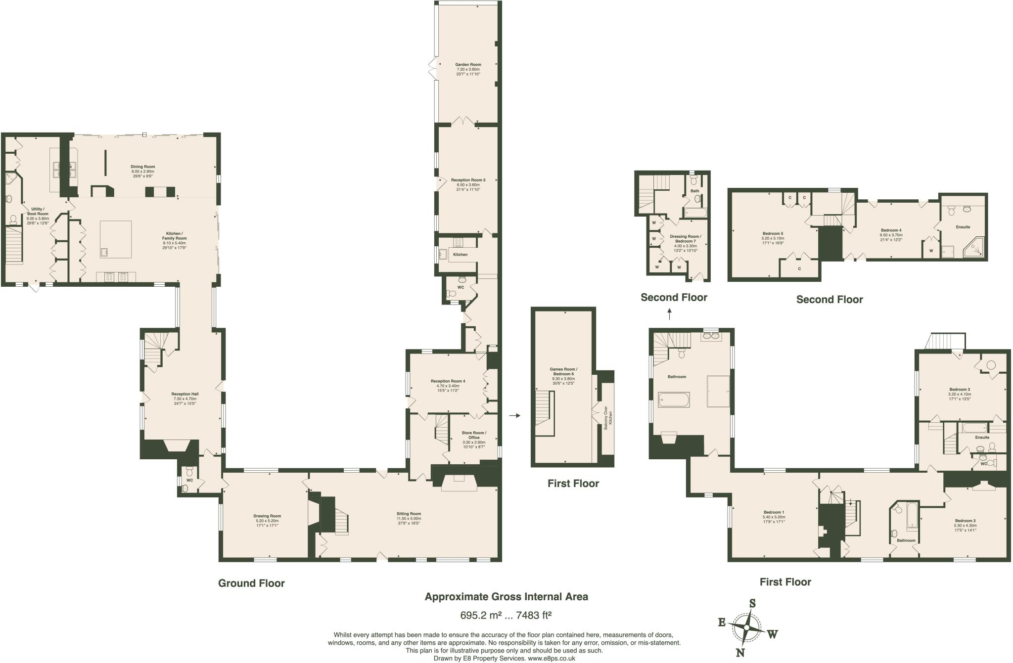 Clanfield Road, Bampton, Oxfordshire, OX18 floorplan