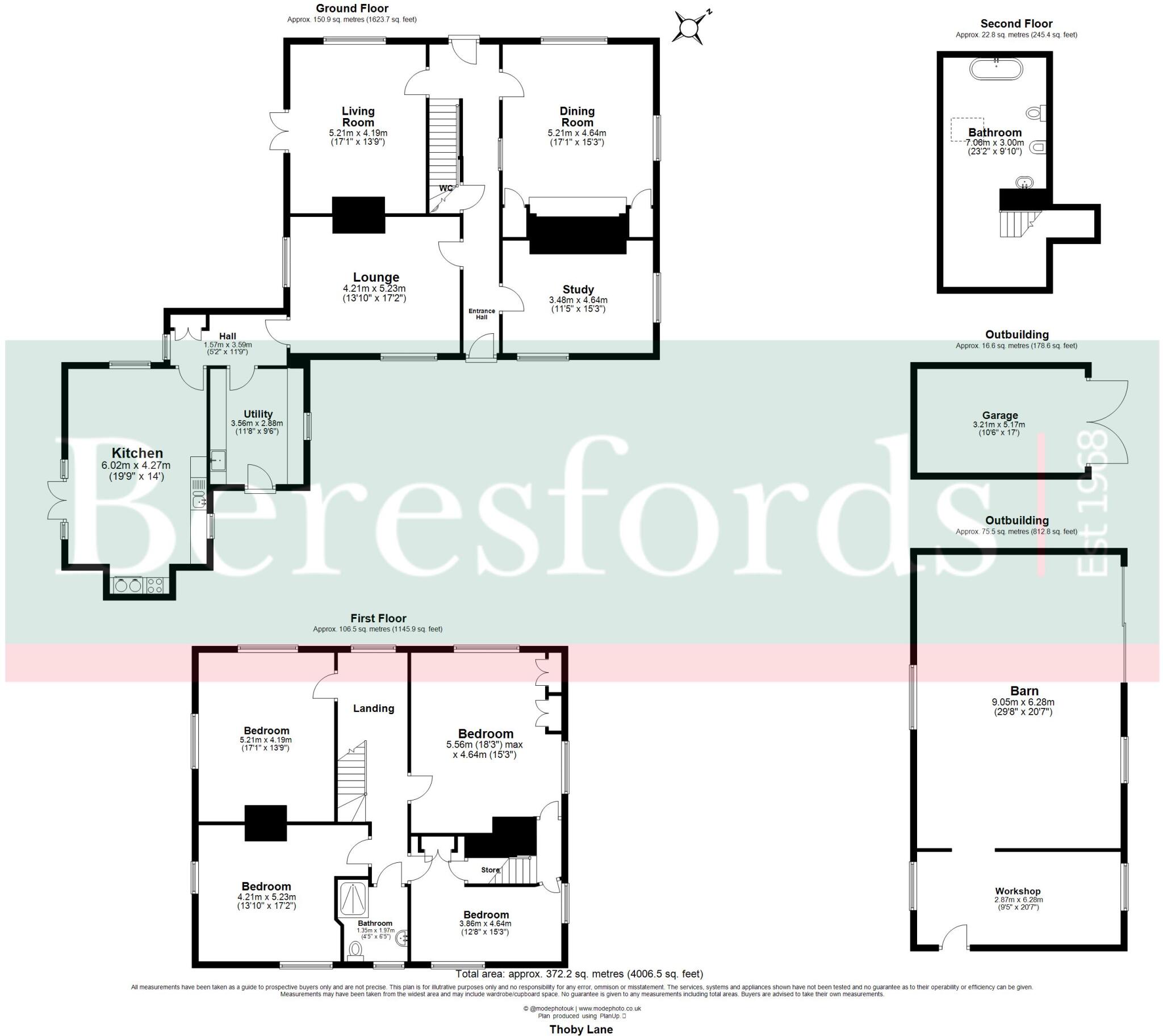 Master Johns Farm, Thoby Lane, CM15 floorplan
