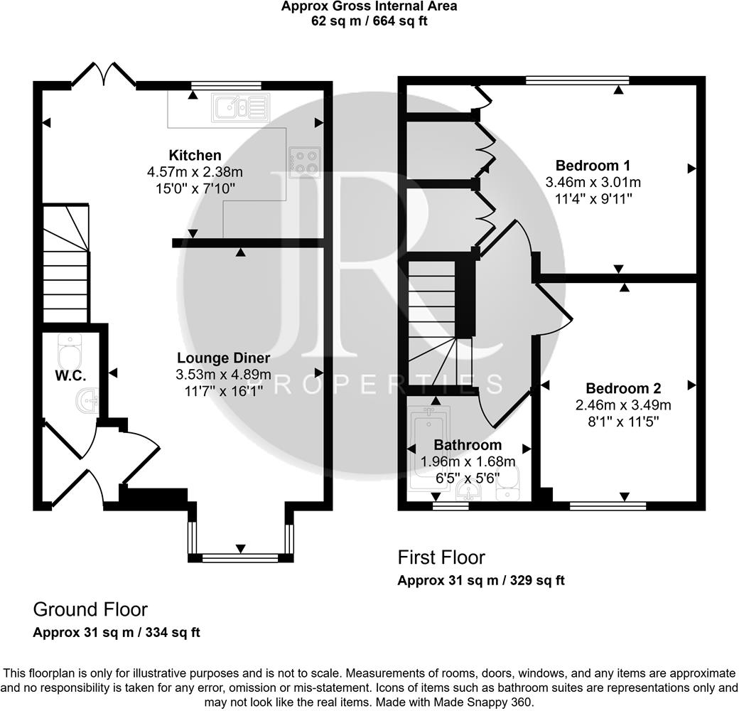 St Thomas Way, Hawksyard, Rugeley floorplan