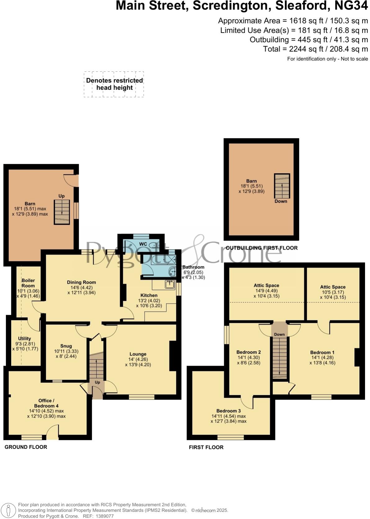 Main Street, Scredington, Sleaford, Lincolnshire, NG34 floorplan