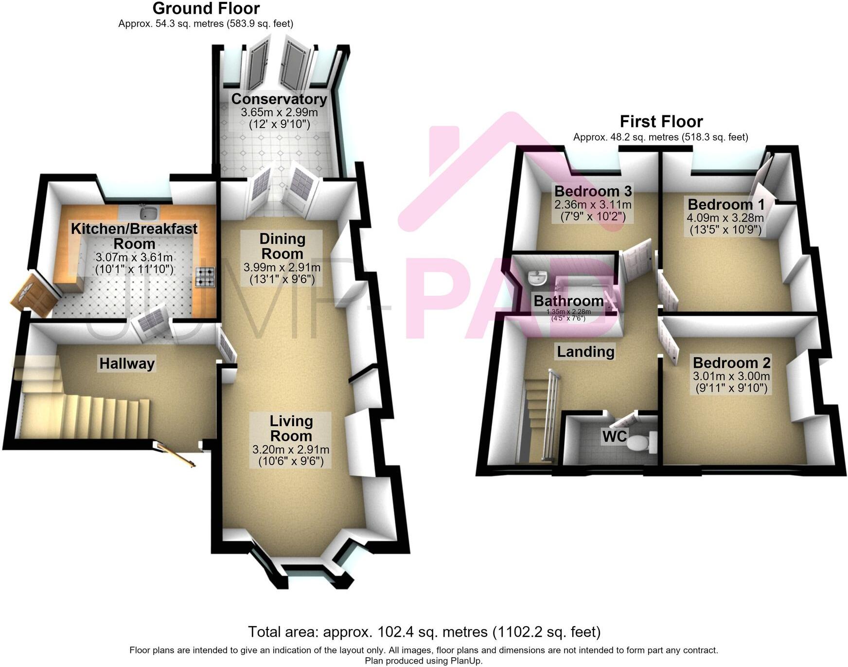 Park Road South, Newton-Le-Willows, WA12 floorplan