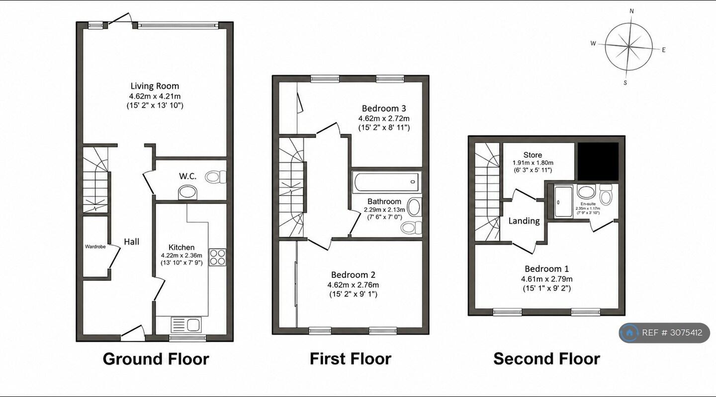 Ager Avenue, Dagenham, RM8 floorplan