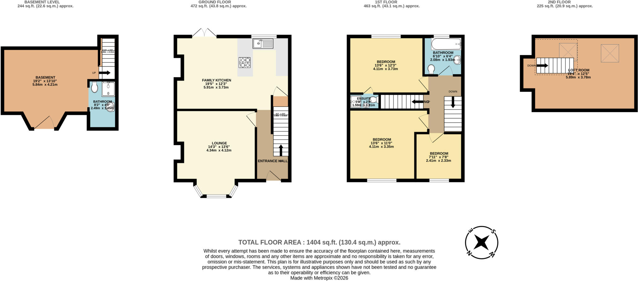 Tintern Avenue, West Didsbury, M20 floorplan