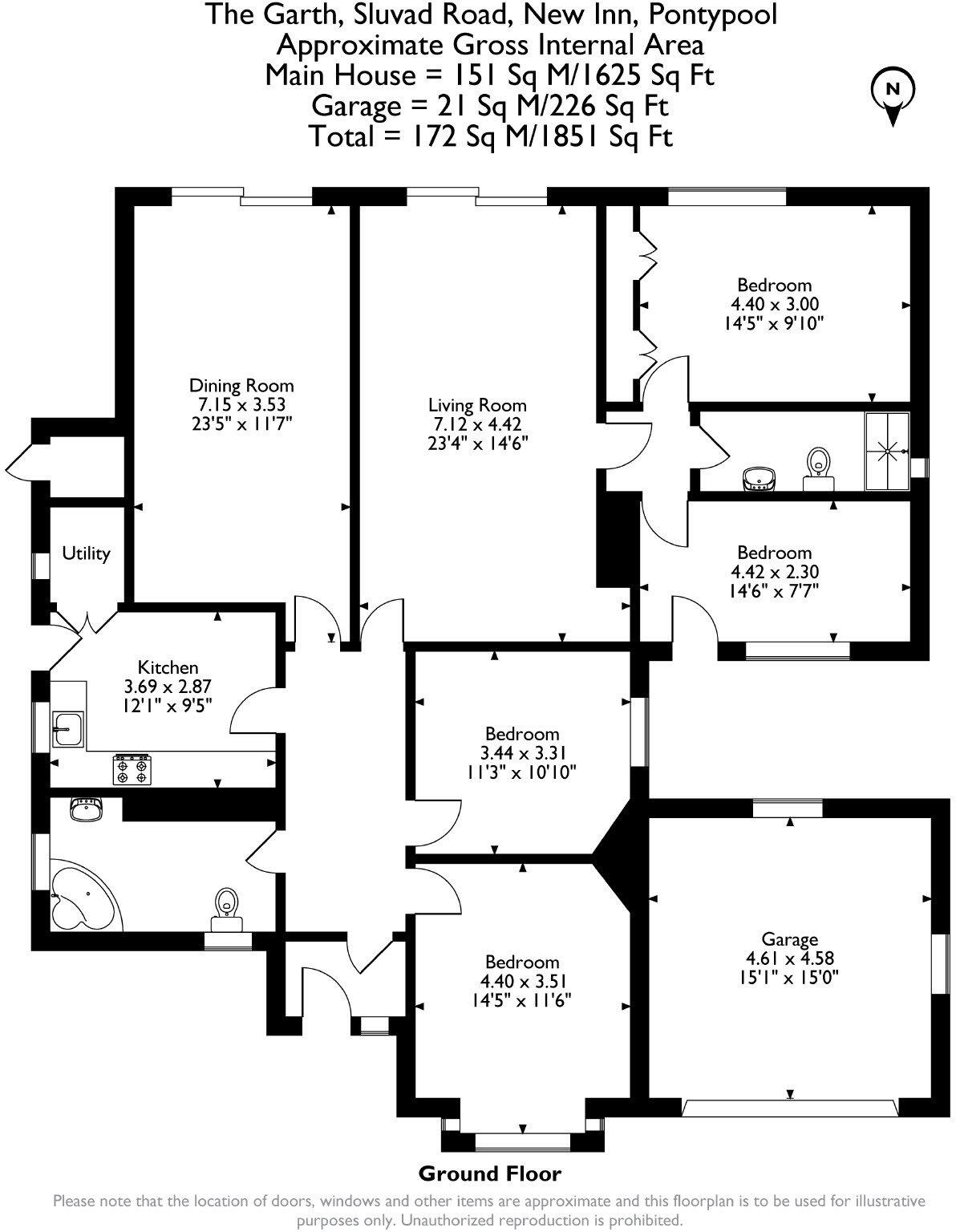 Sluvad Road, New Inn, Pontypool floorplan