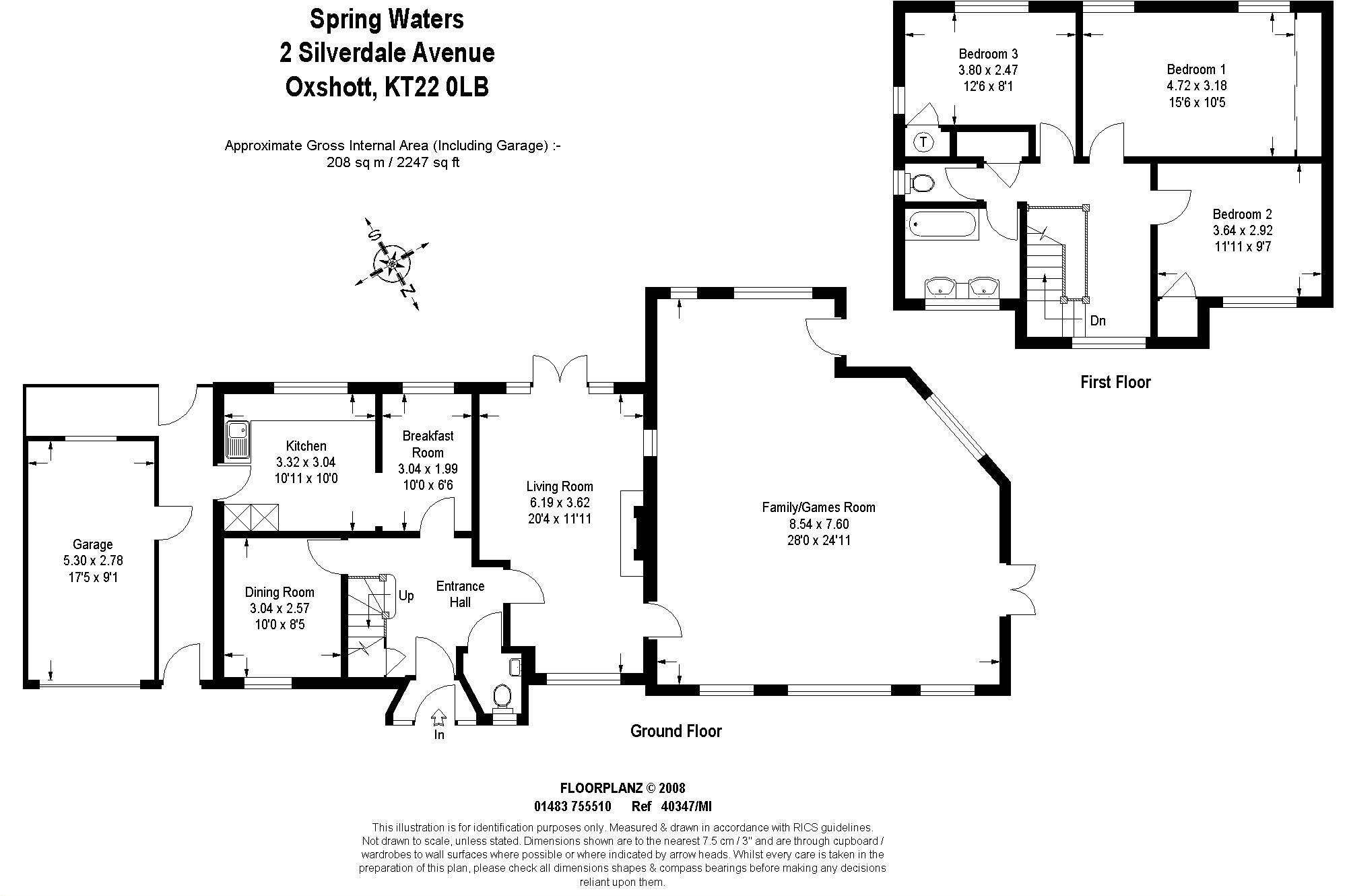 Silverdale Avenue, Oxshott floorplan