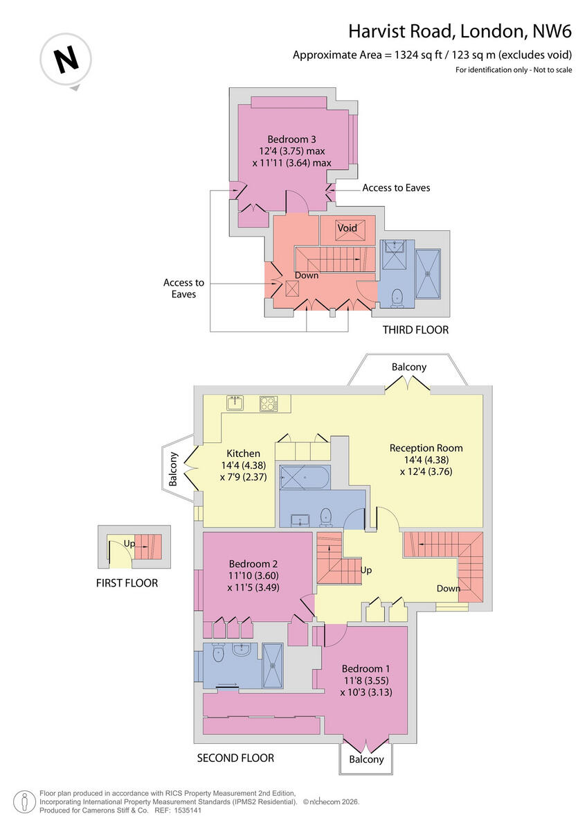 Harvist Road, London, NW6 floorplan