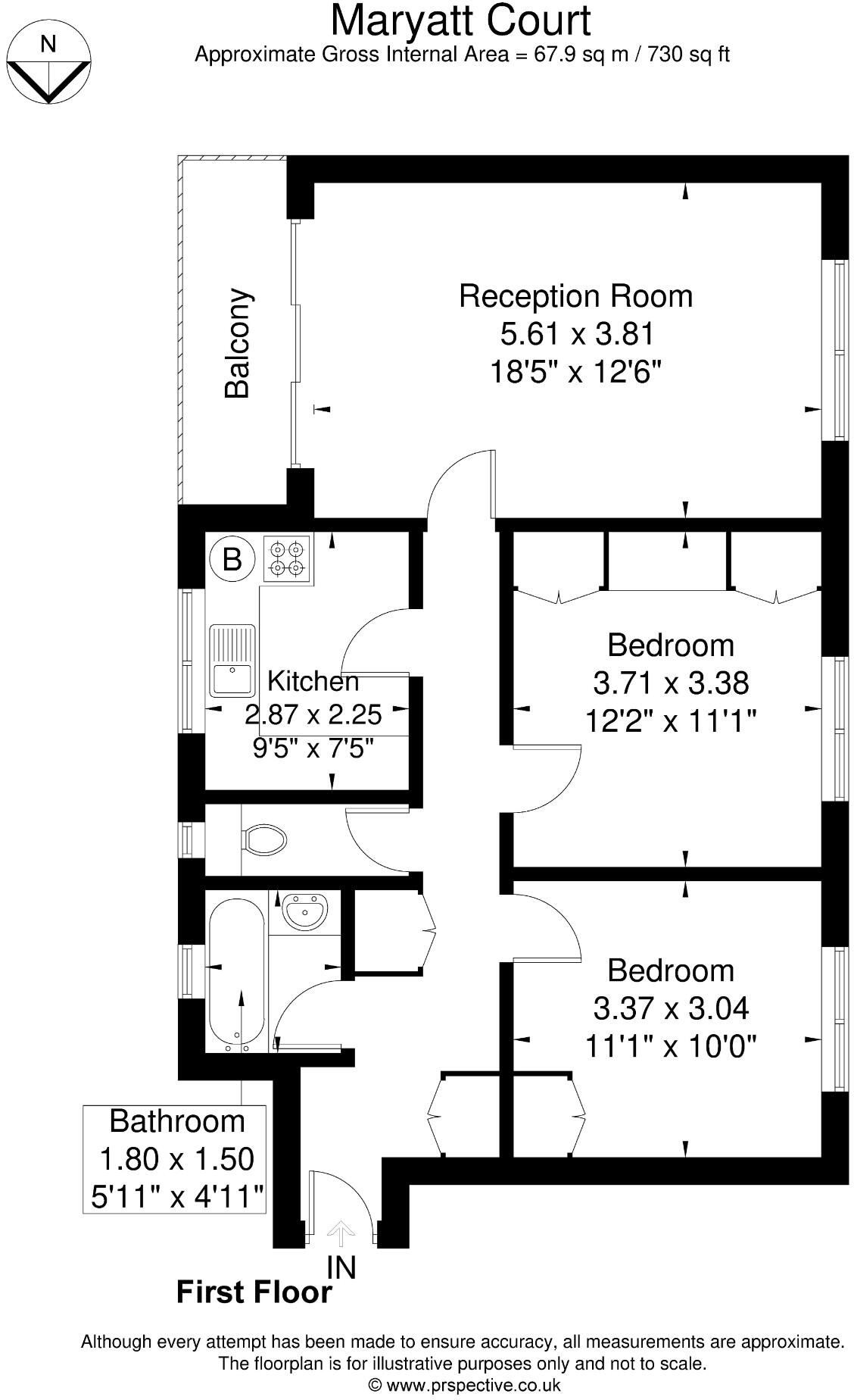 Green Vale, London, W5 floorplan