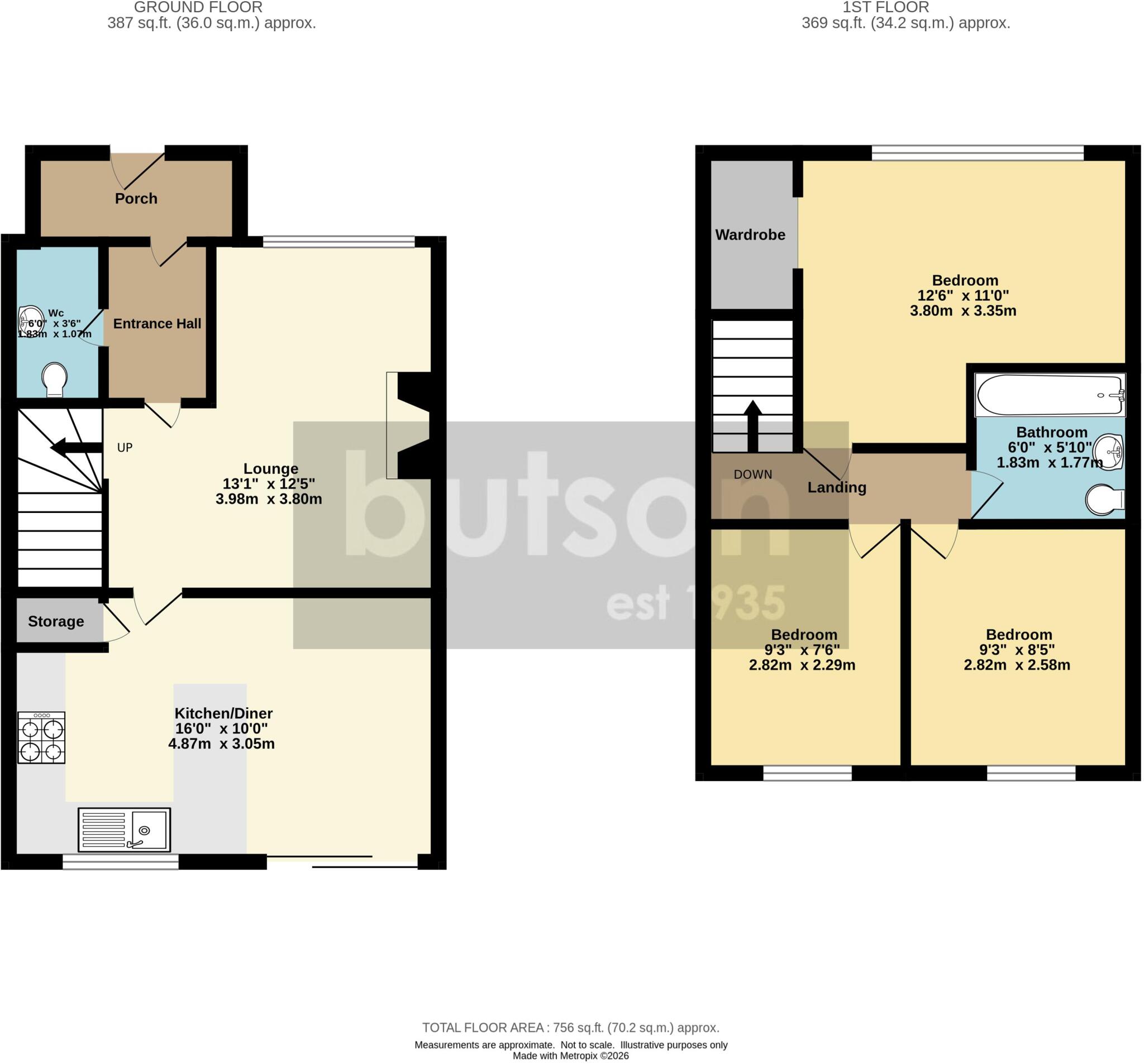Conveniently located end mews house - Sheringham Way, Poulton-Le-Fylde floorplan