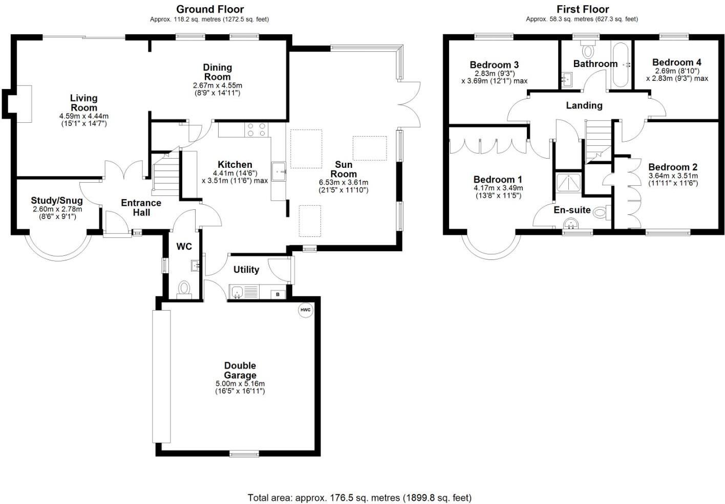 12 Blodyn Y Gog, Barry, CF63 1FB floorplan