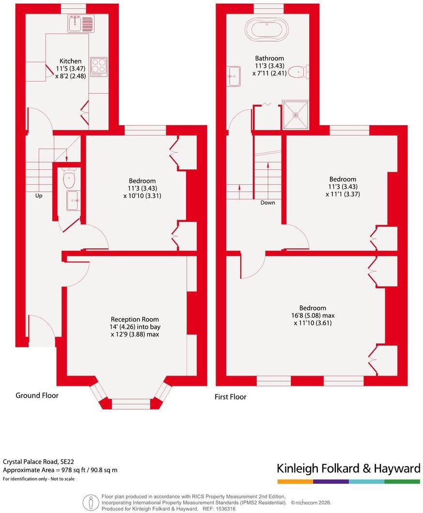 Crystal Palace Road, East Dulwich, London, SE22 floorplan