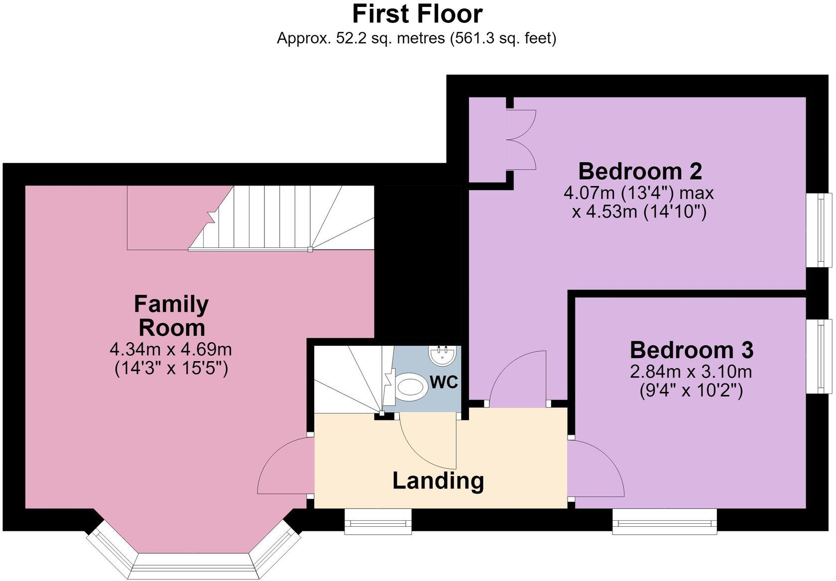 St. Peters Hill, Stamford, PE9 floorplan