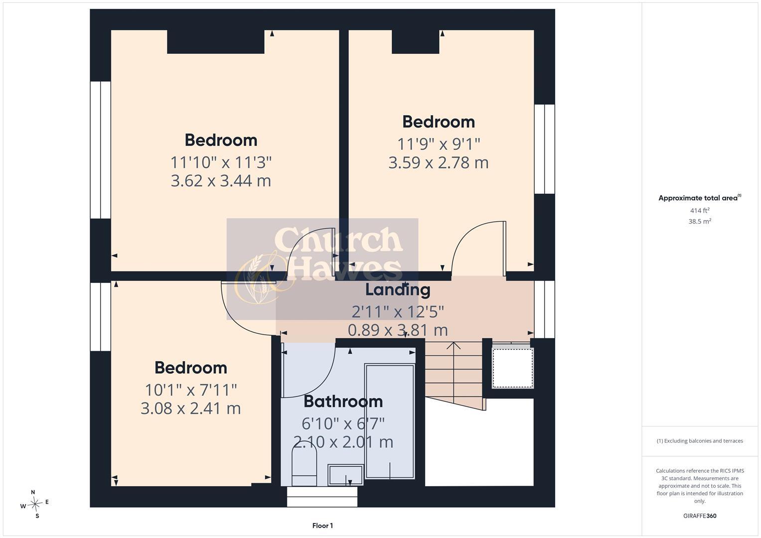 St. Giles Crescent, Maldon floorplan