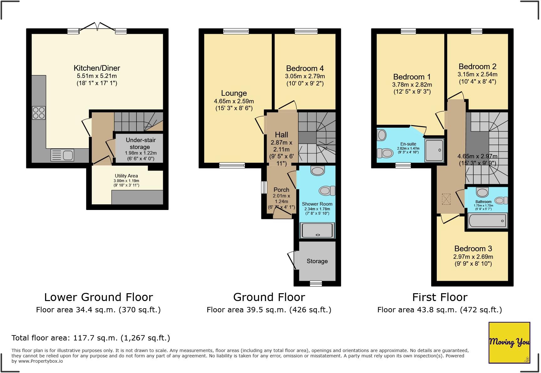 Queensdown Gardens, Brislington, Bristol floorplan