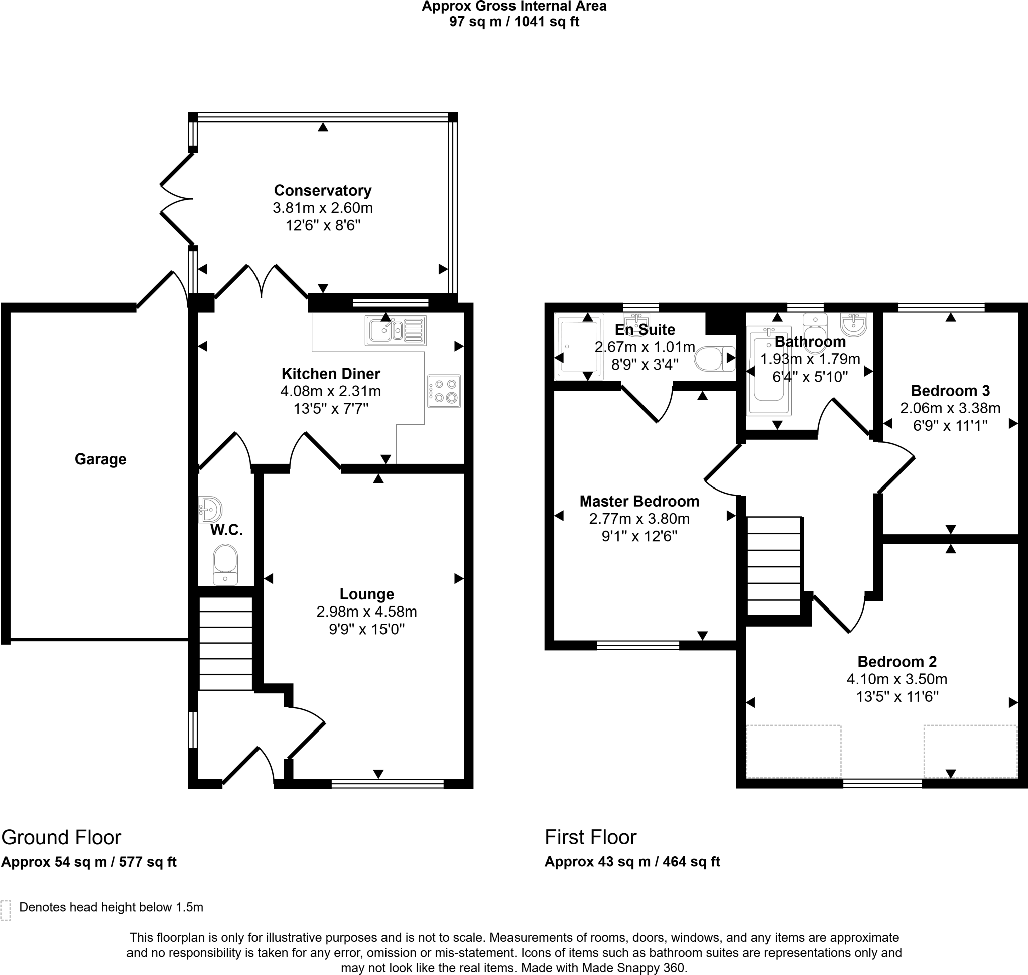 Kates Gill Grange, Middles Farm, Stanley, Durham, DH9 6FH floorplan