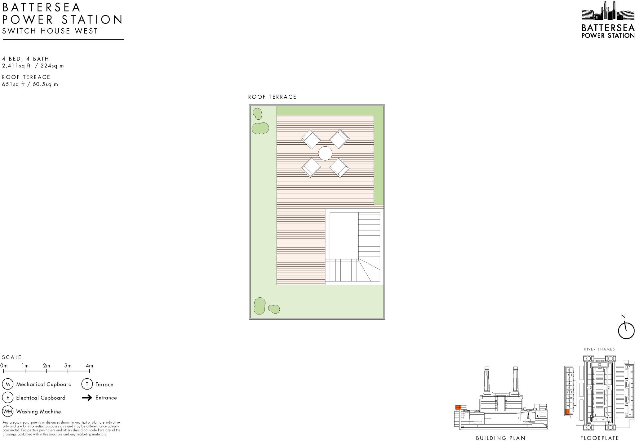 Switch House West, Battersea Power Station floorplan
