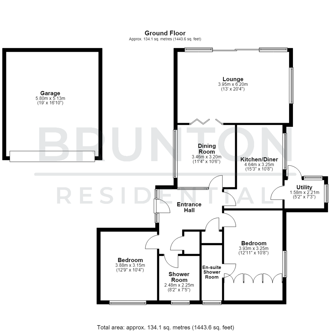 Greenacres, Ponteland, NE20 floorplan