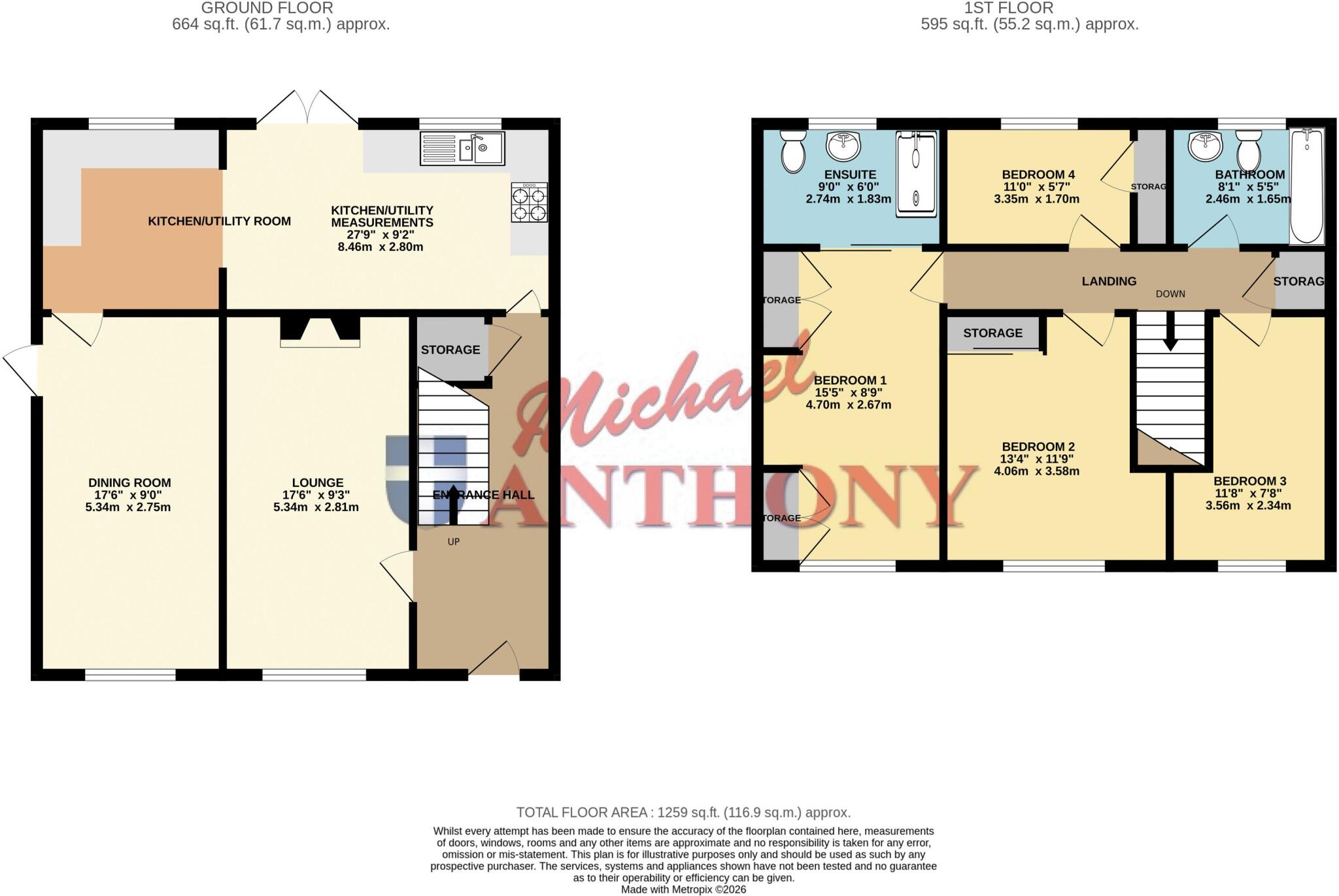 Avon Grove, Bletchley, Milton Keynes floorplan