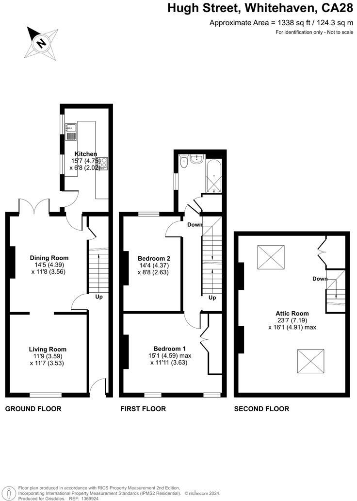 Hugh Street, Whitehaven floorplan