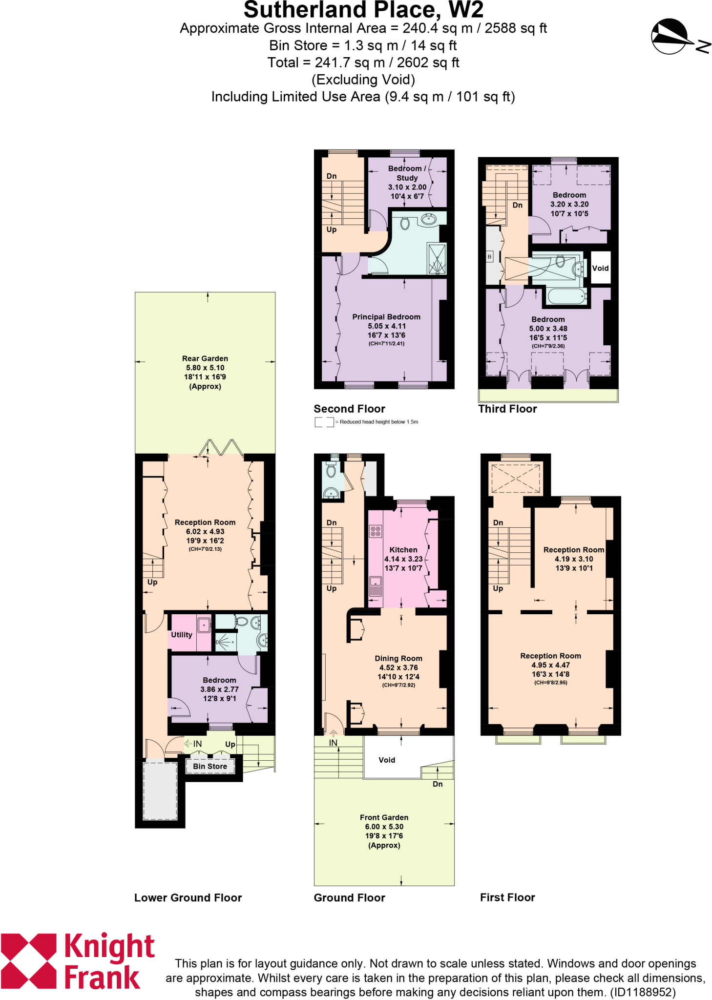 Sutherland Place, Notting Hill, London, W2 floorplan