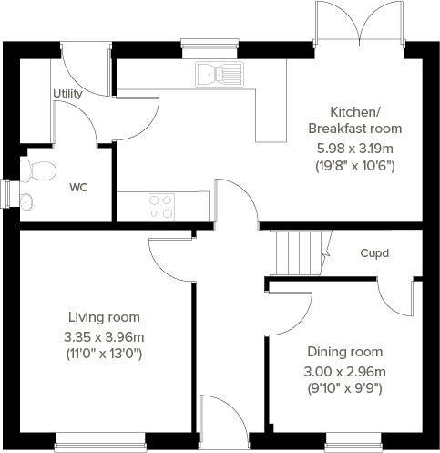 Whittle Road,
Sleaford,
NG34 8YJ floorplan
