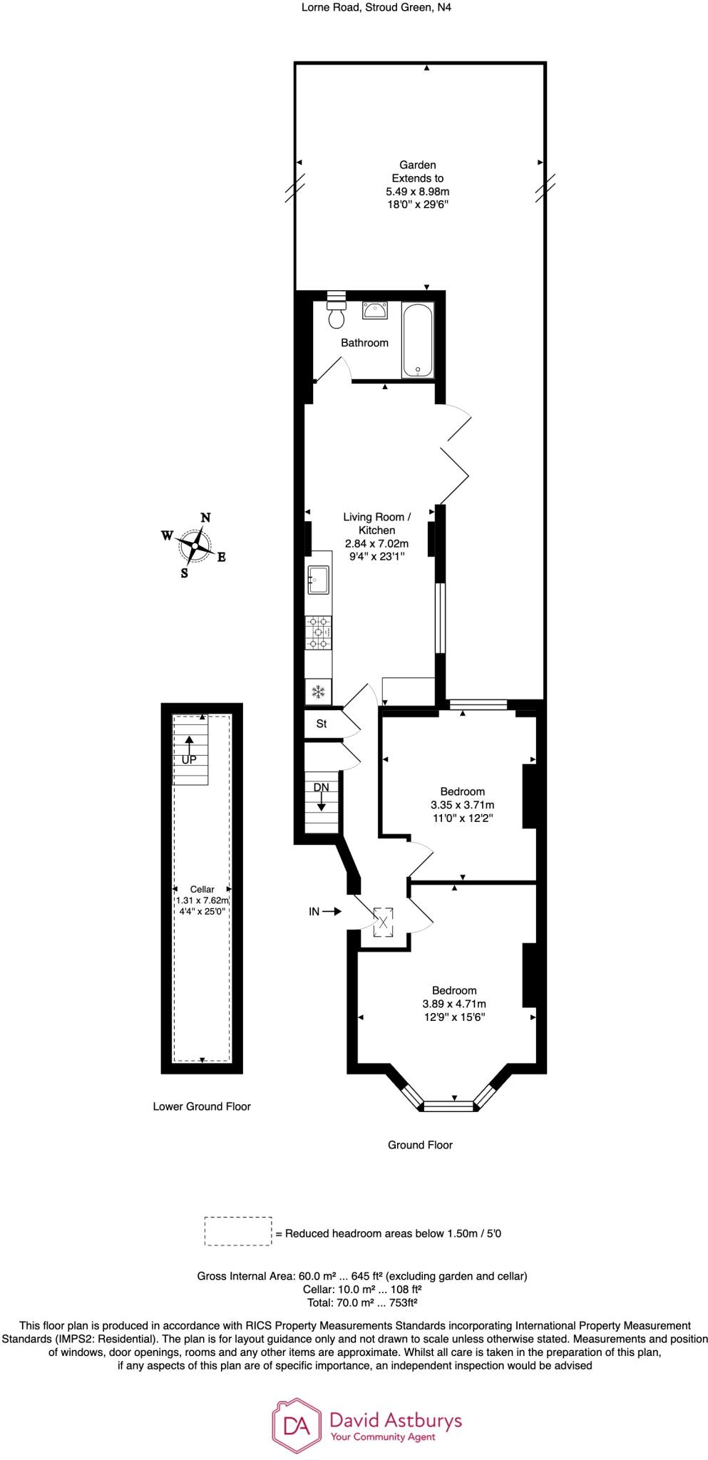 Lorne Road, Stroud Green N4 floorplan