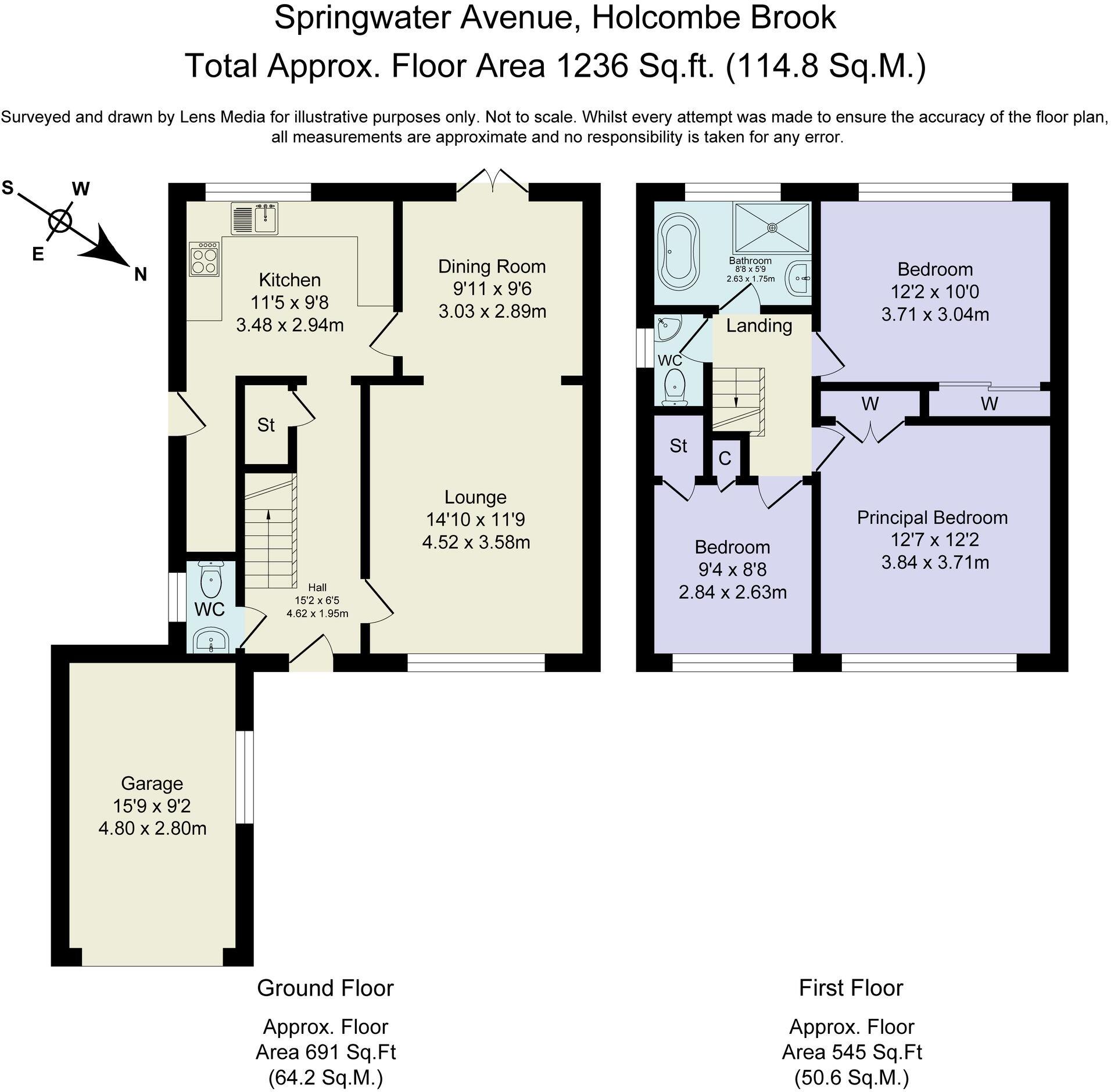 Springwater Avenue, Holcombe Brook floorplan