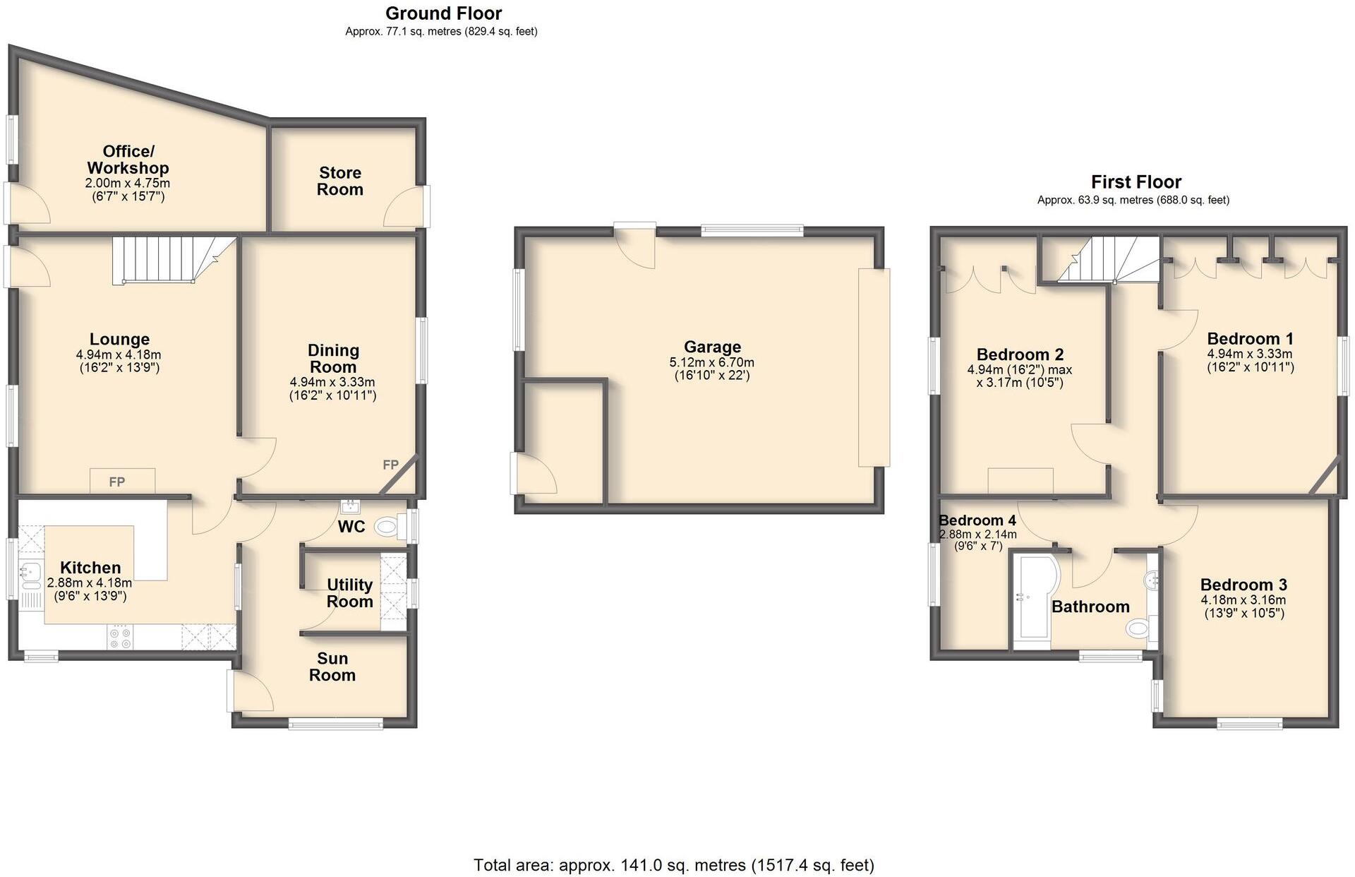 Matlock Road, Ashover, S45 floorplan