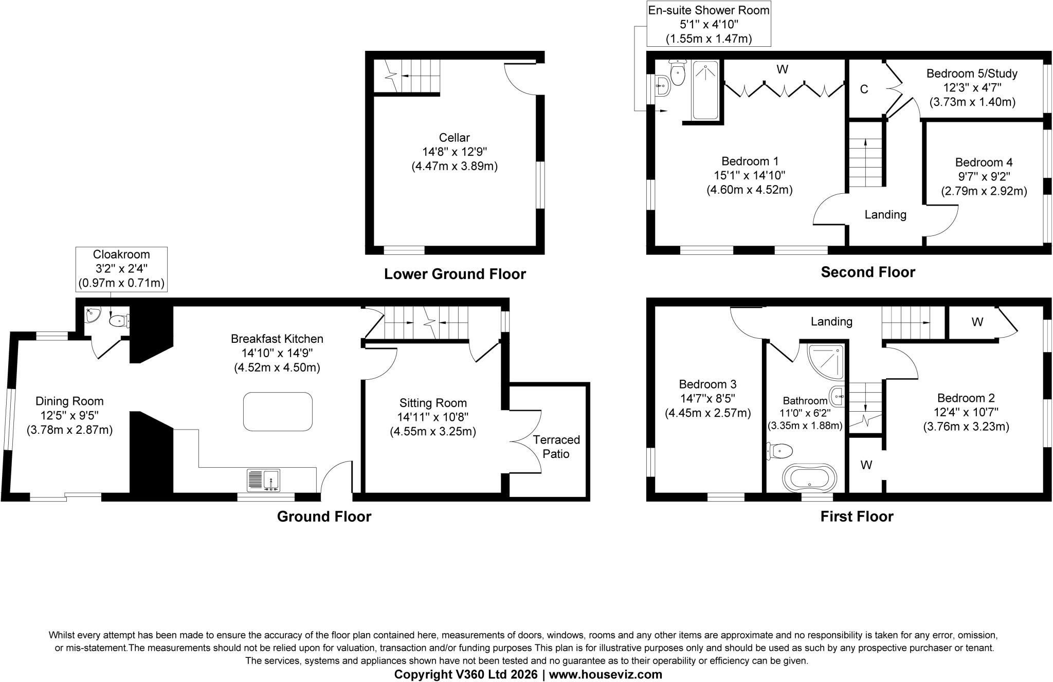 1 Jackson Place, Sutton In Craven BD20 7BS floorplan