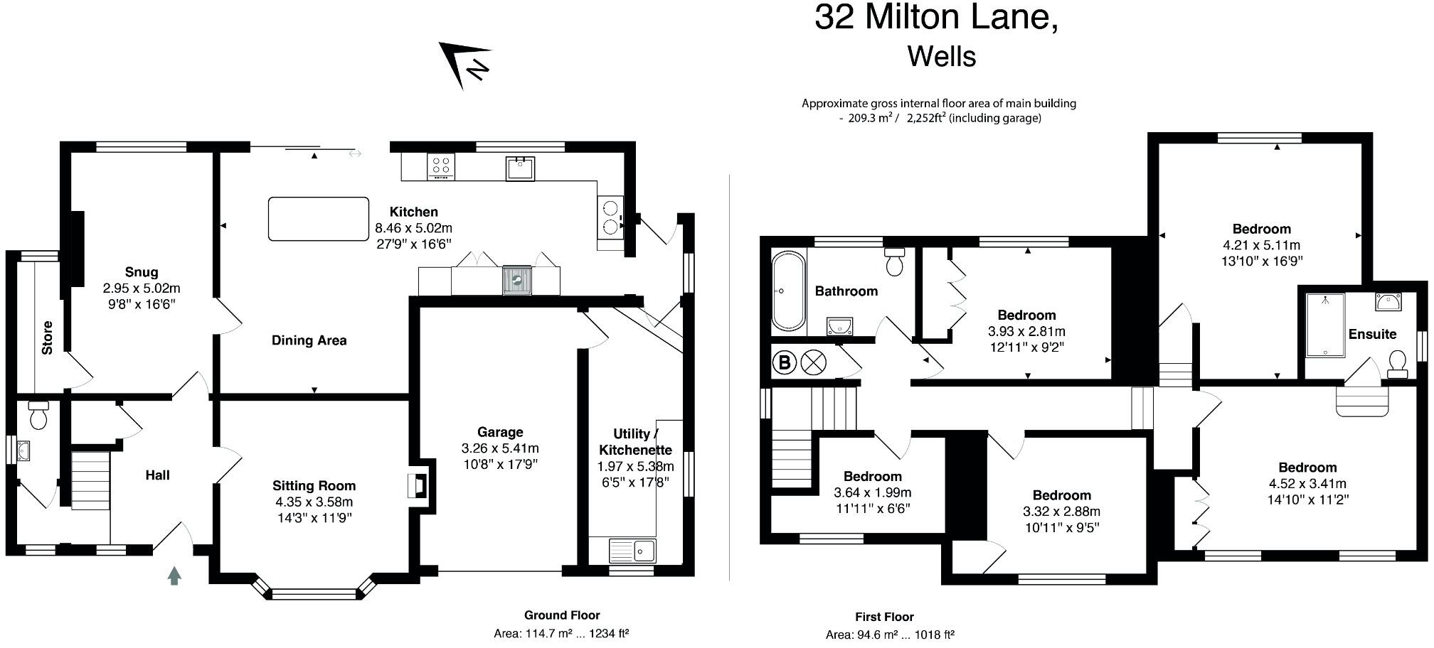 Wells, Somerset, BA5 floorplan