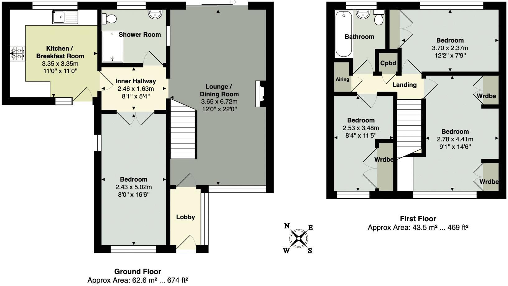 Kingsdown Crescent, Dawlish floorplan