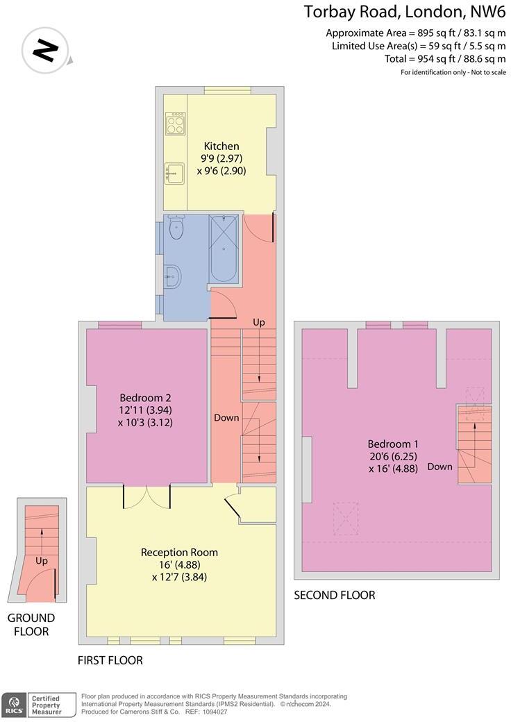 Torbay Road, London NW6 floorplan