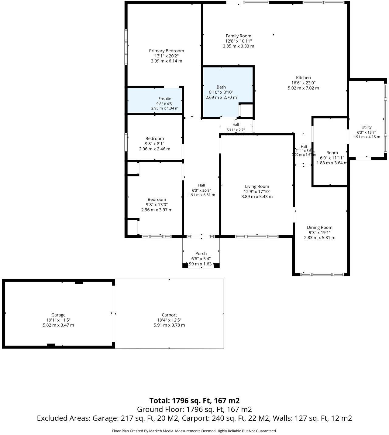 Garden Crescent, Spinneyfield, S60 floorplan