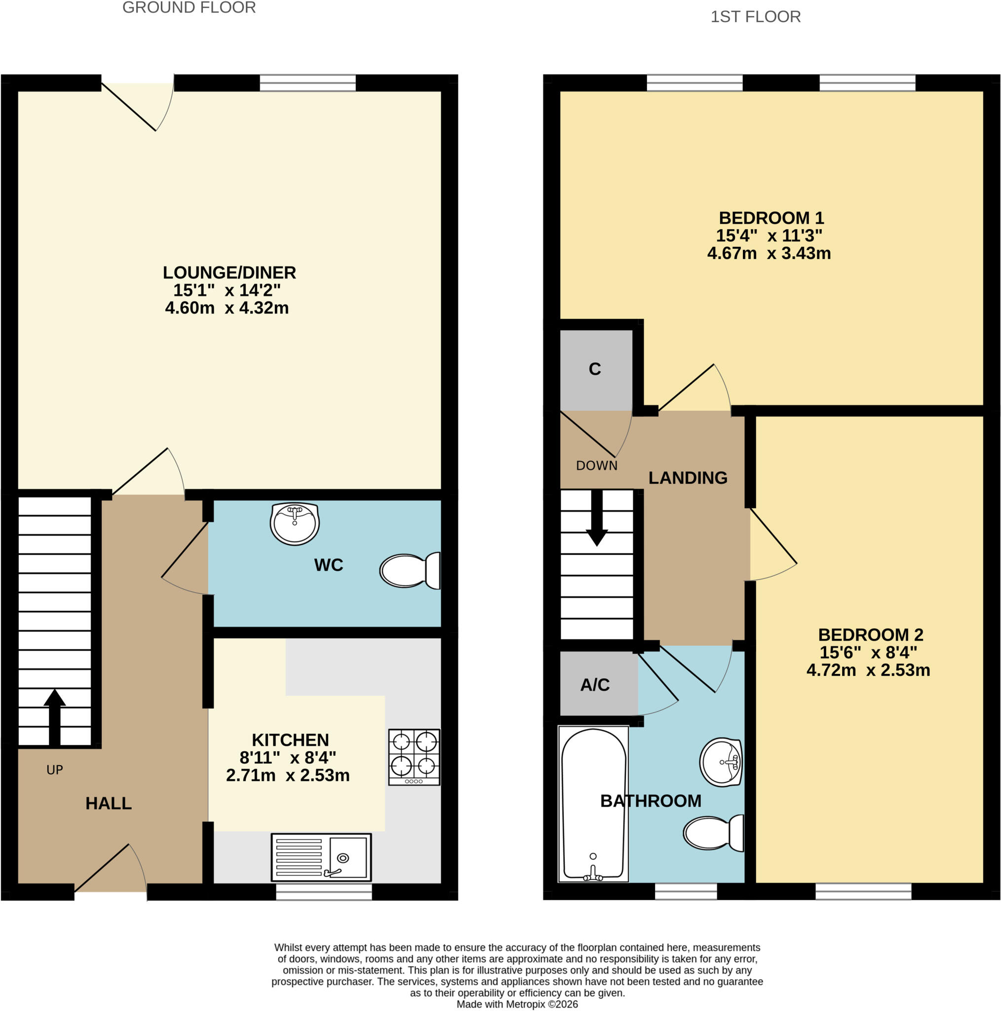 Rooksbridge View, Roundswell, Barnstaple, Devon, EX31 floorplan
