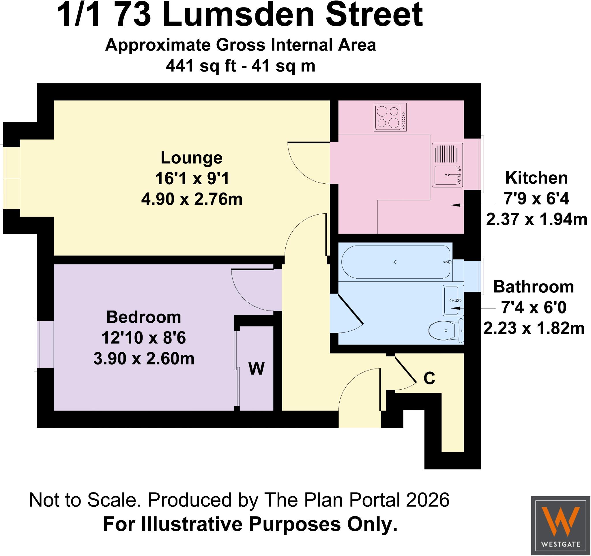 Lumsden Street, Yorkhill floorplan