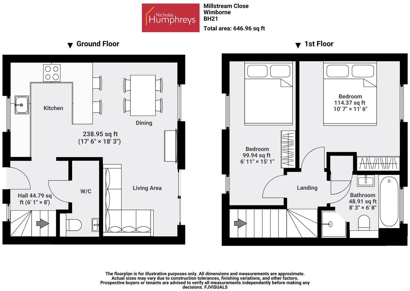 Millstream Close, Wimborne floorplan