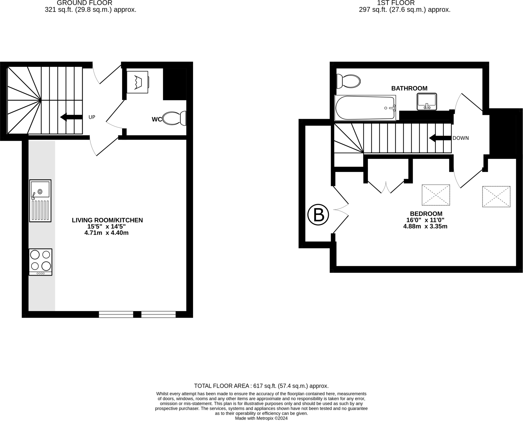 London Road, Staines-upon-Thames, Surrey, TW18 floorplan