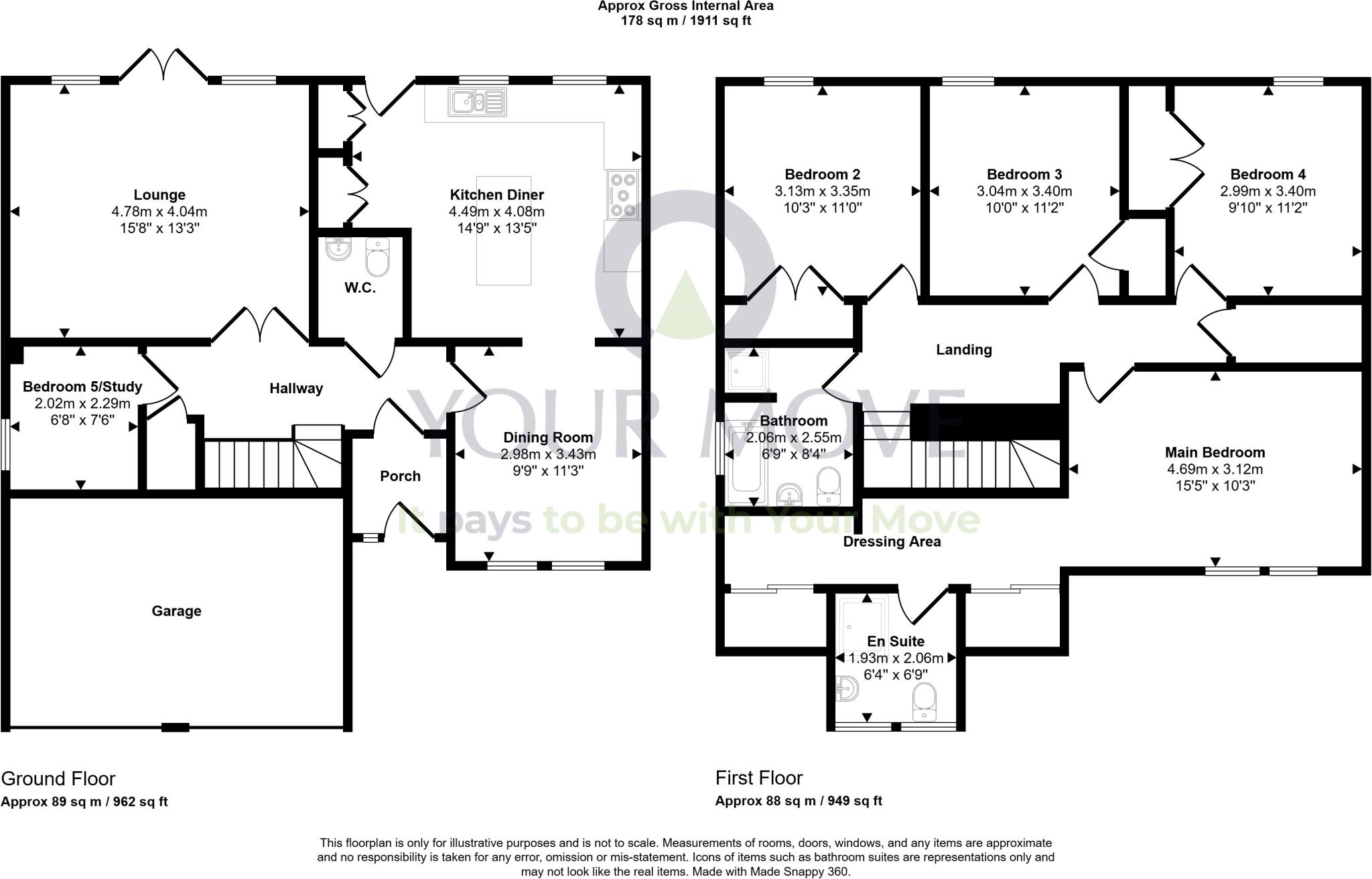 Woods Drive, Glenrothes, Fife, KY6 floorplan