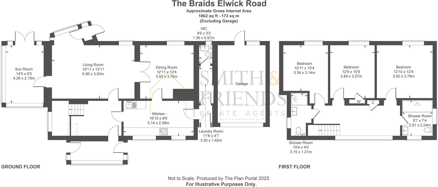 Elwick Road, Hartlepool floorplan
