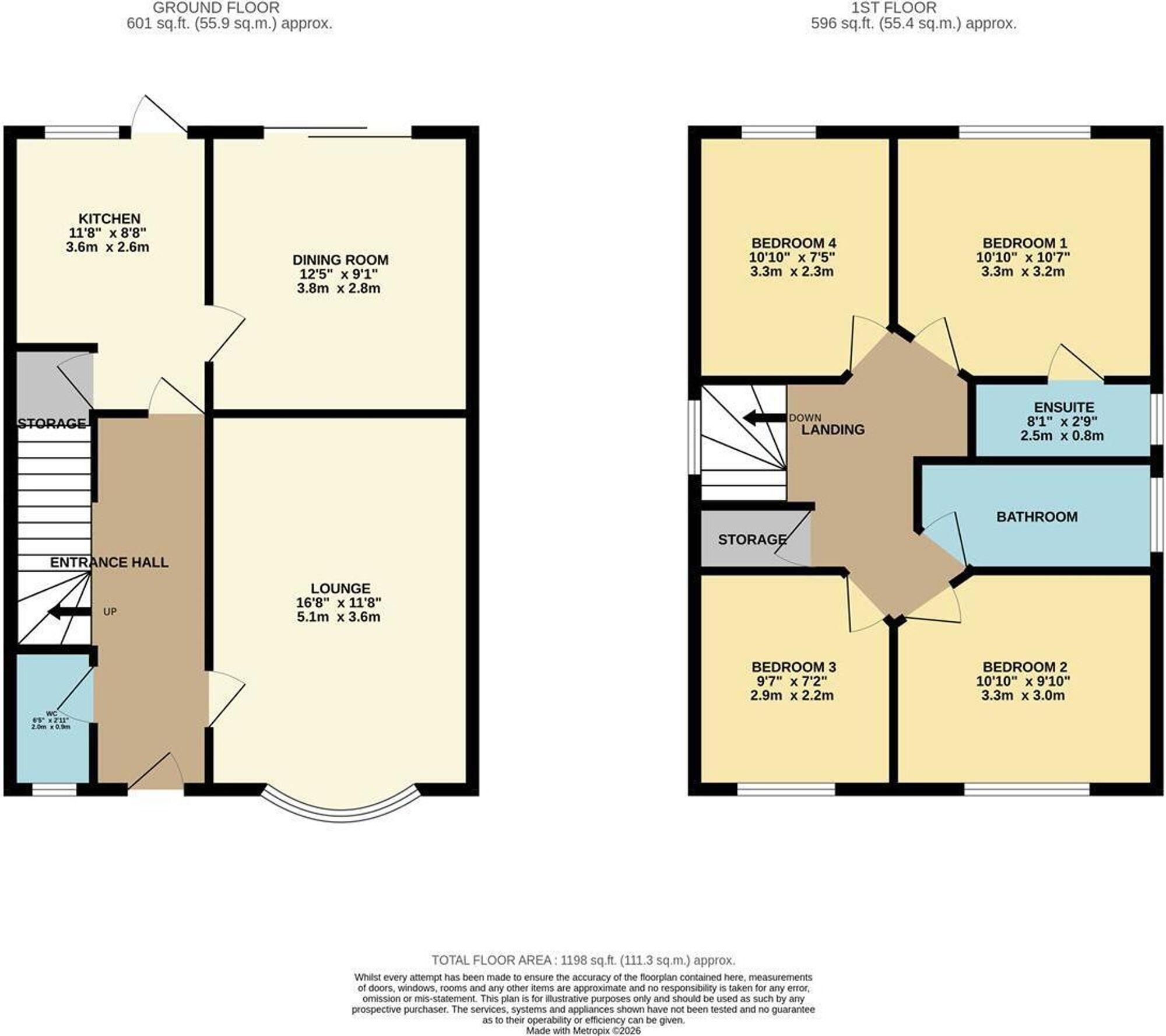 Birchtrees Croft, Birmingham, B26 floorplan