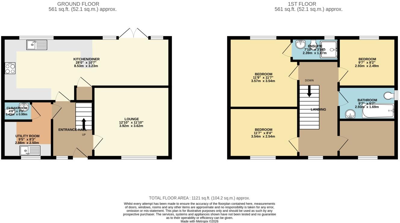 Mill Stone Green, Wretham, Norfolk, IP24 floorplan